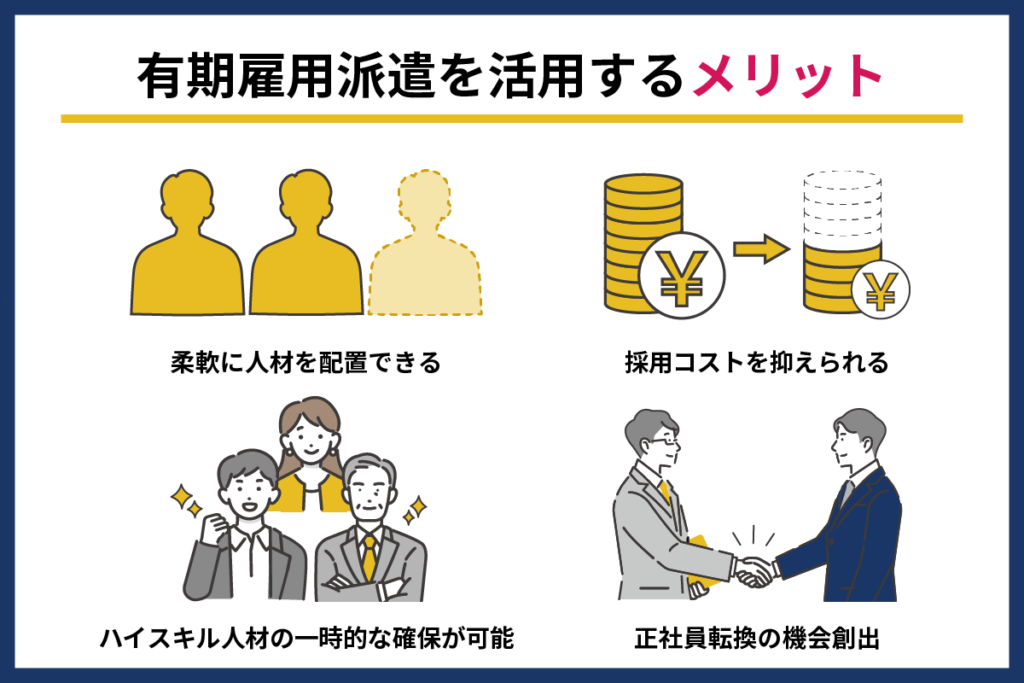 有期雇用派遣を活用するメリット