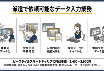 データ入力に強い派遣会社5選｜選び方と依頼時の注意点